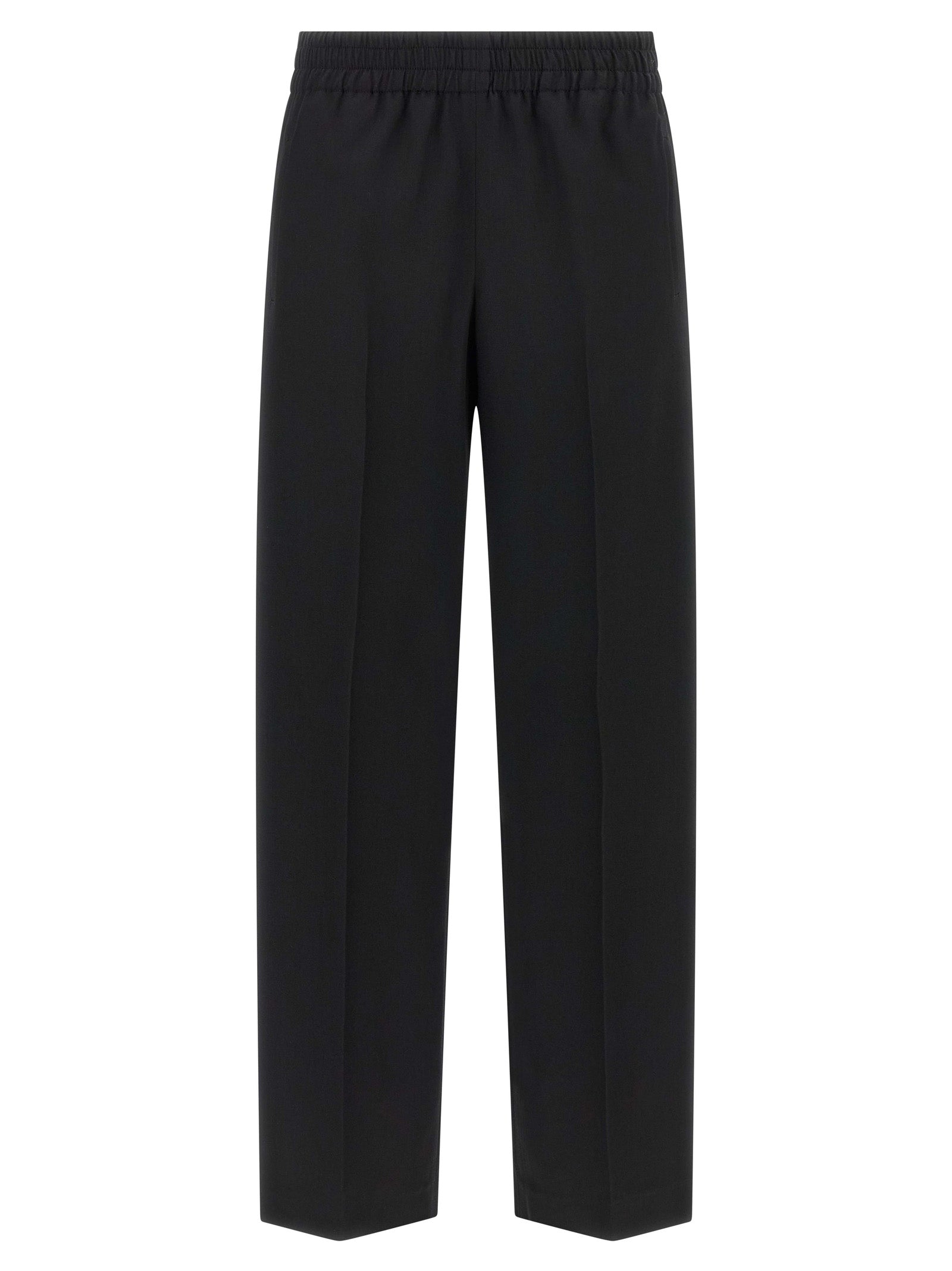 Golden Goose Schwarze Hose aus reiner Schurwolle