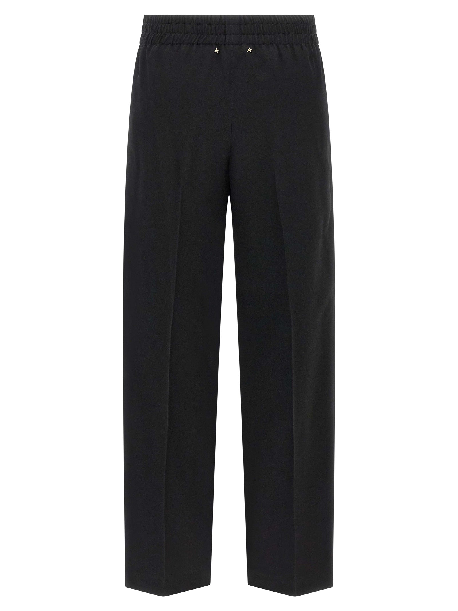 Golden Goose Schwarze Hose aus reiner Schurwolle