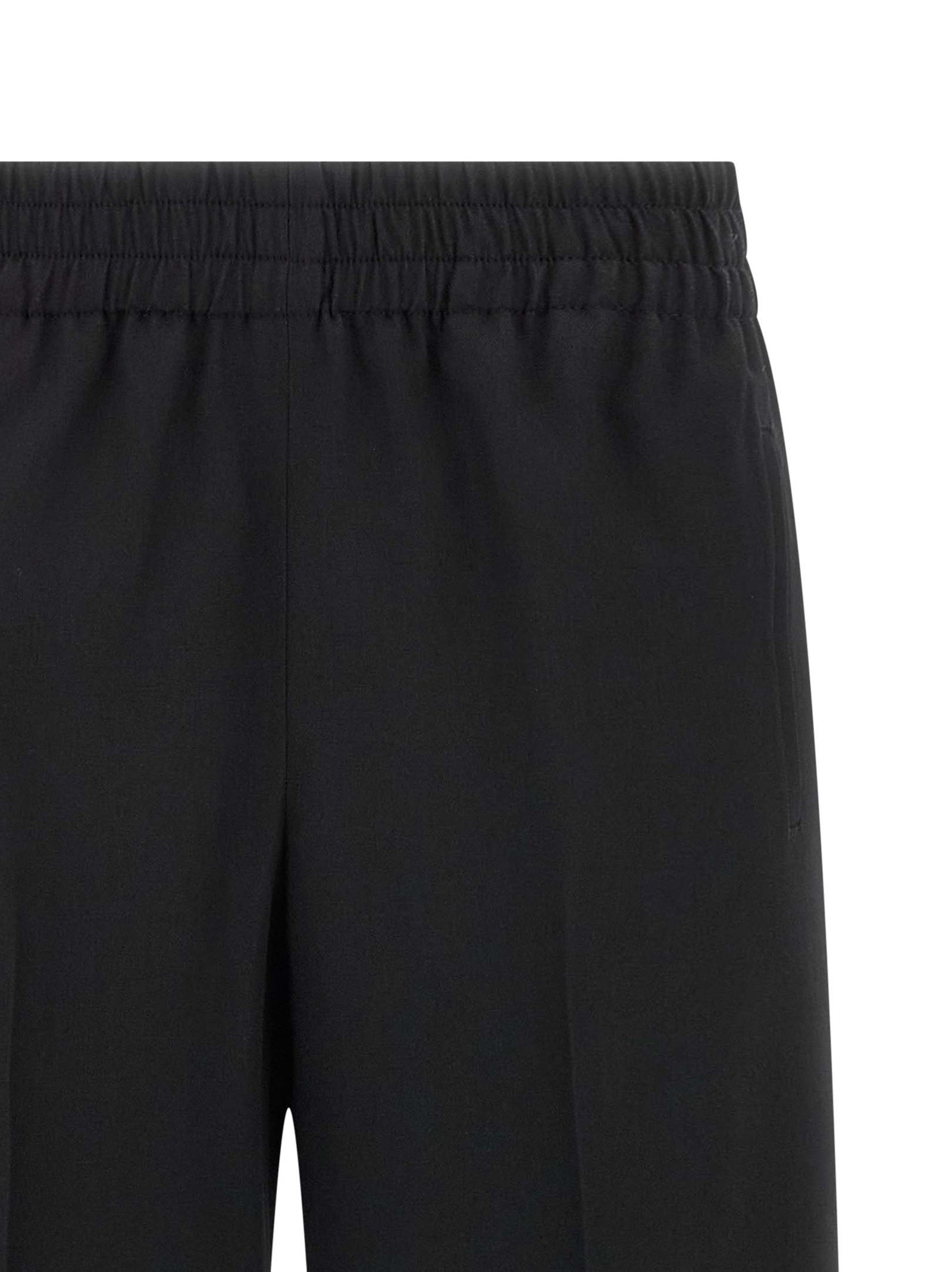 Golden Goose Schwarze Hose aus reiner Schurwolle