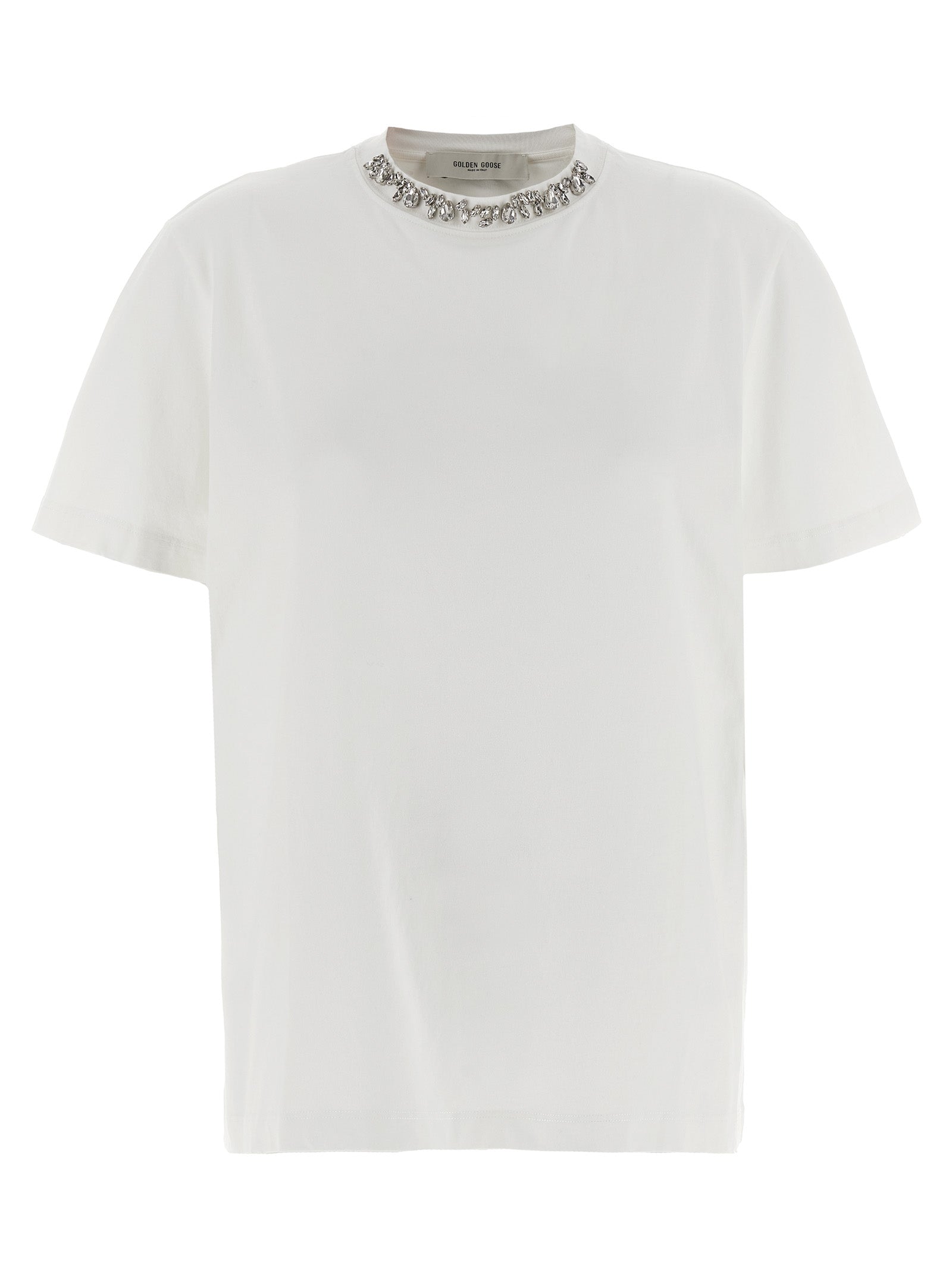 Golden Goose Weißes Baumwoll-T-Shirt