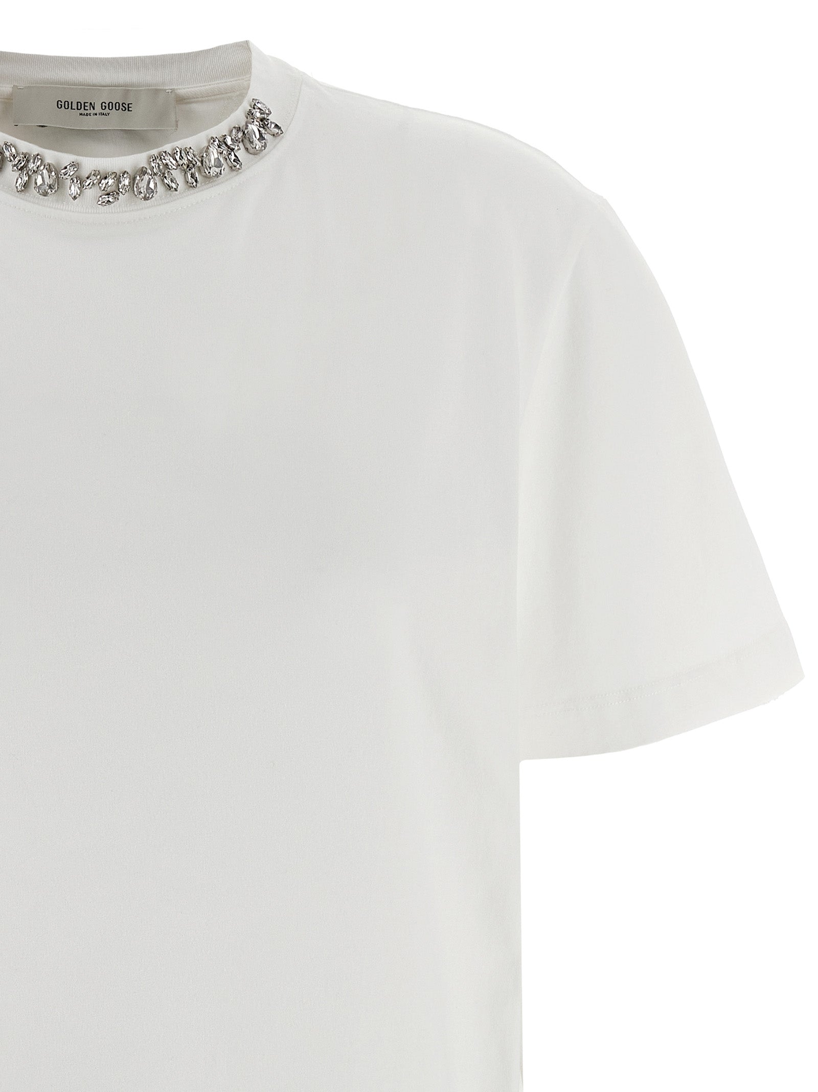 Golden Goose Weißes Baumwoll-T-Shirt