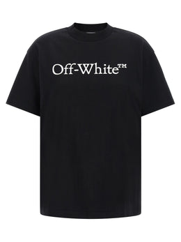 Off-White Schwarzes Baumwoll-T-Shirt