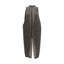 Rick Owens Graue Weste aus Wolle Oves Aries, ärmellos