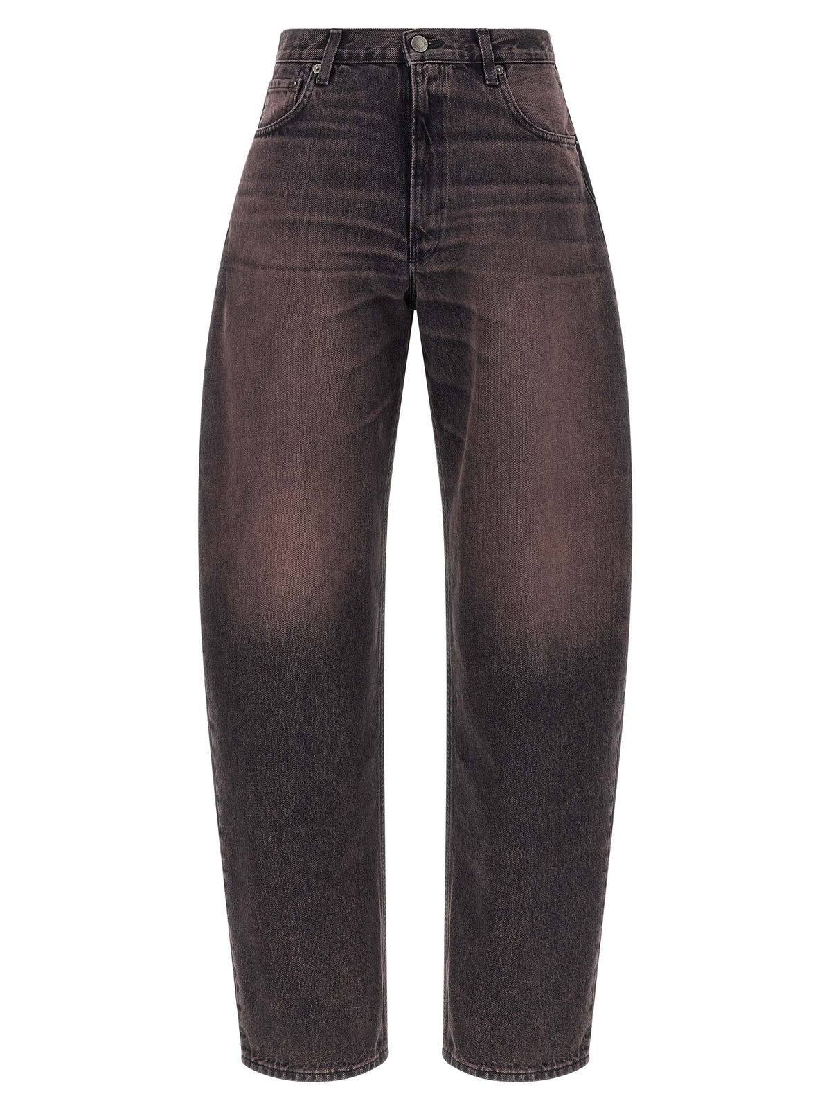 Haikure Mehrfarbige Baumwolljeans mit hoher Taille