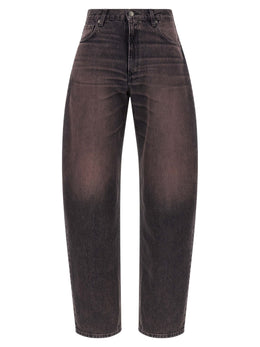 Haikure Mehrfarbige Baumwolljeans mit hoher Taille