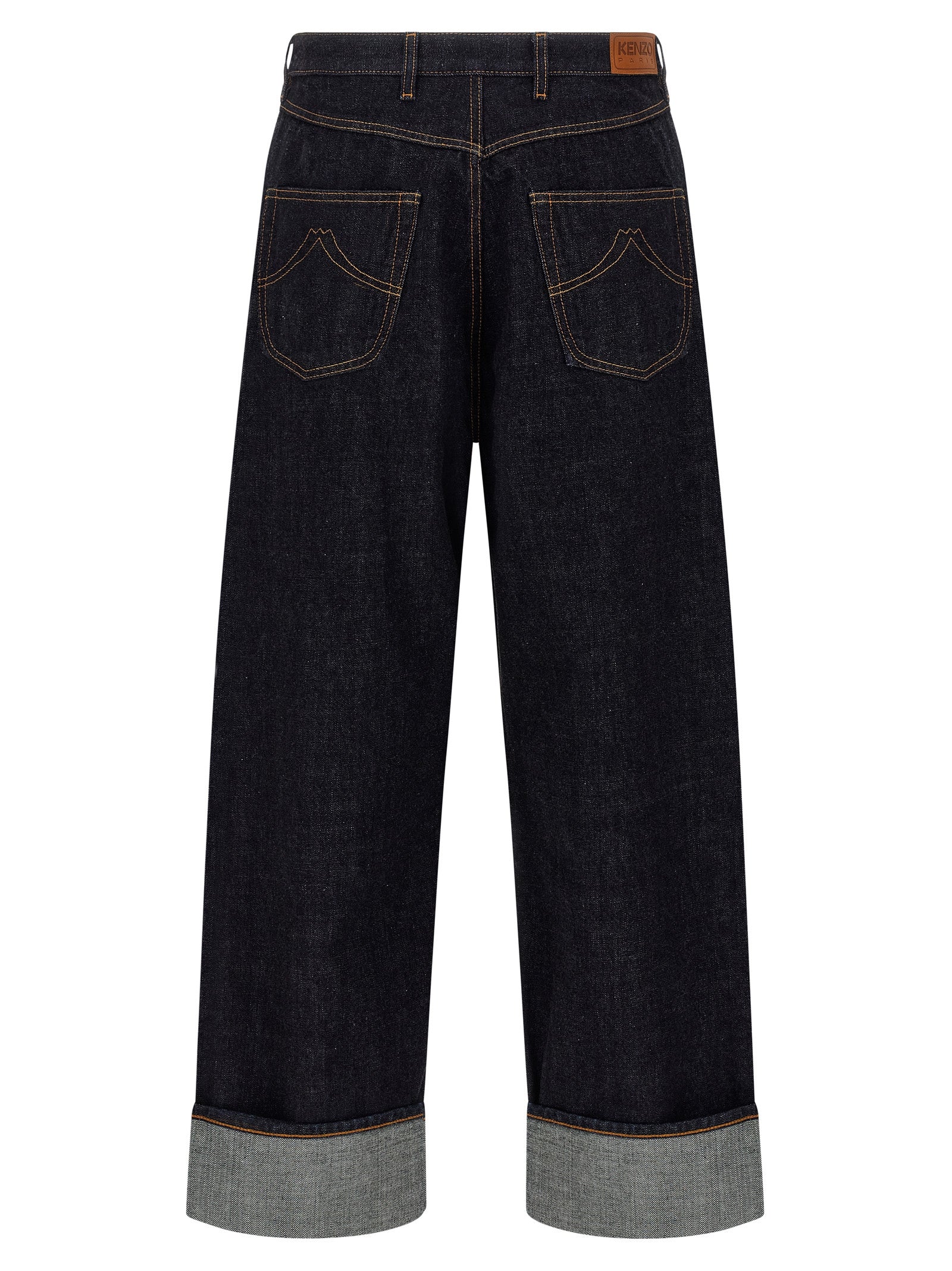 Kenzo Blaue Jeans aus Baumwolle im geraden Schnitt