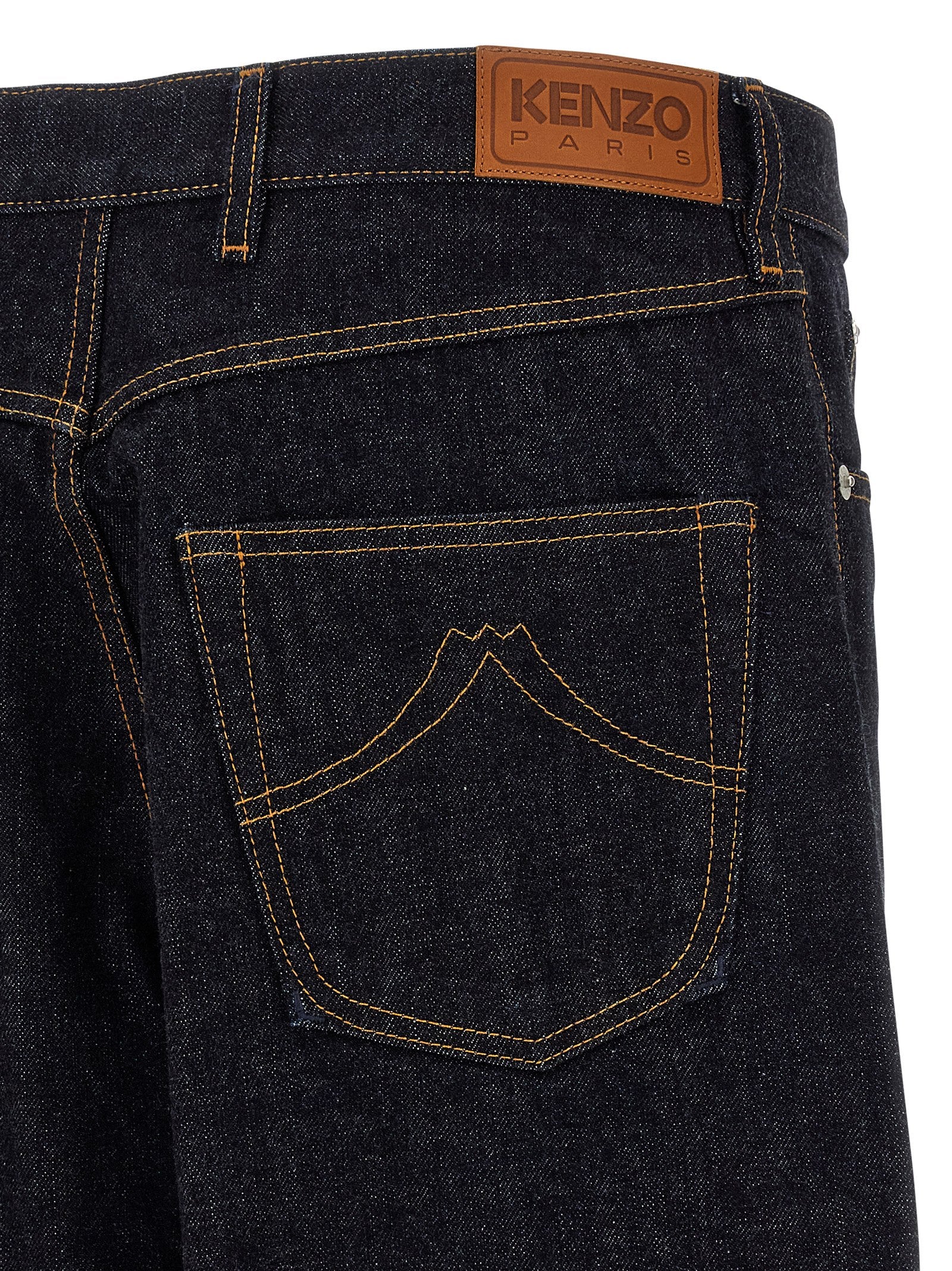 Kenzo Blaue Jeans aus Baumwolle im geraden Schnitt