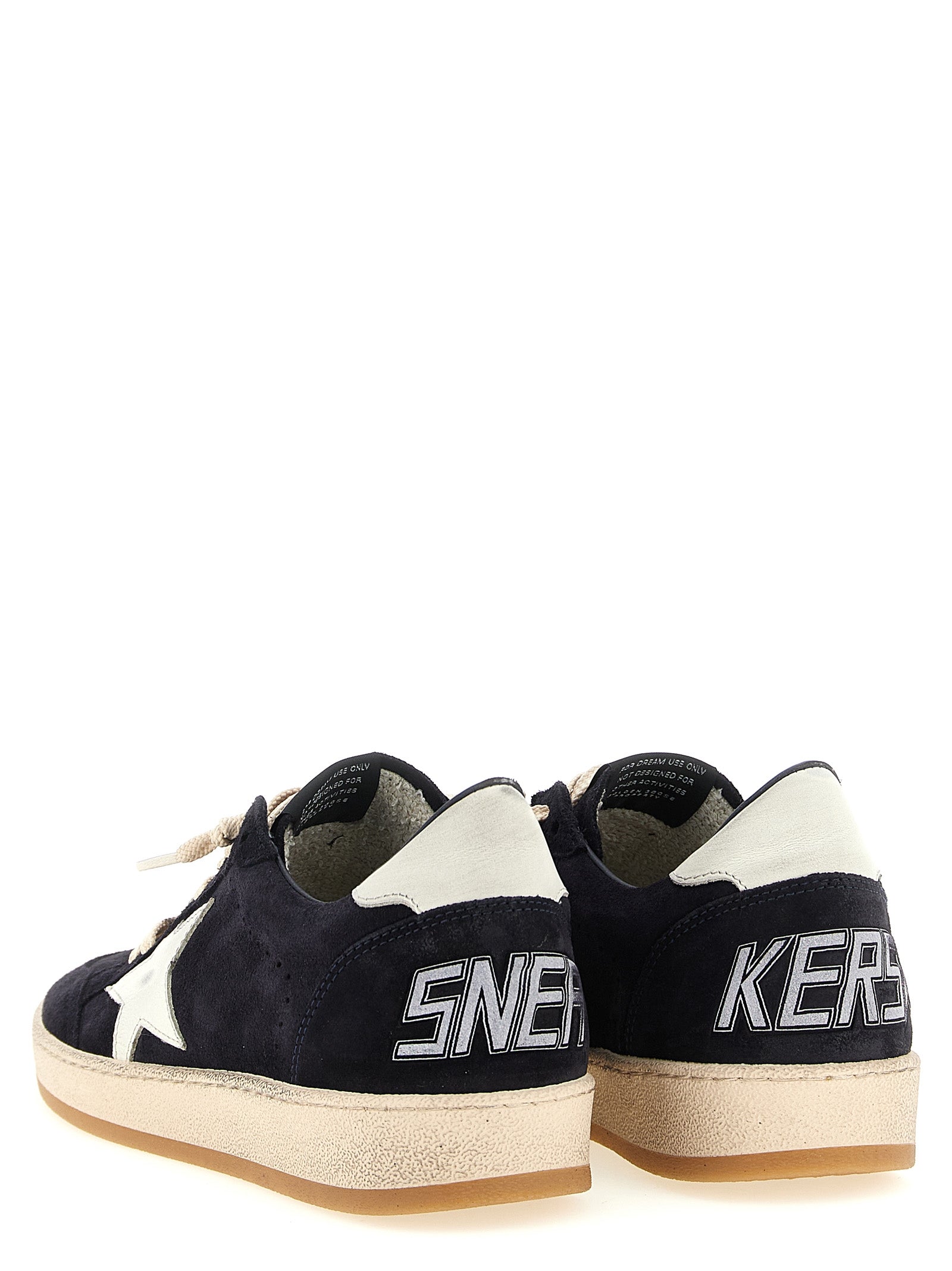 Golden Goose Blaue Sneaker aus Rindsleder