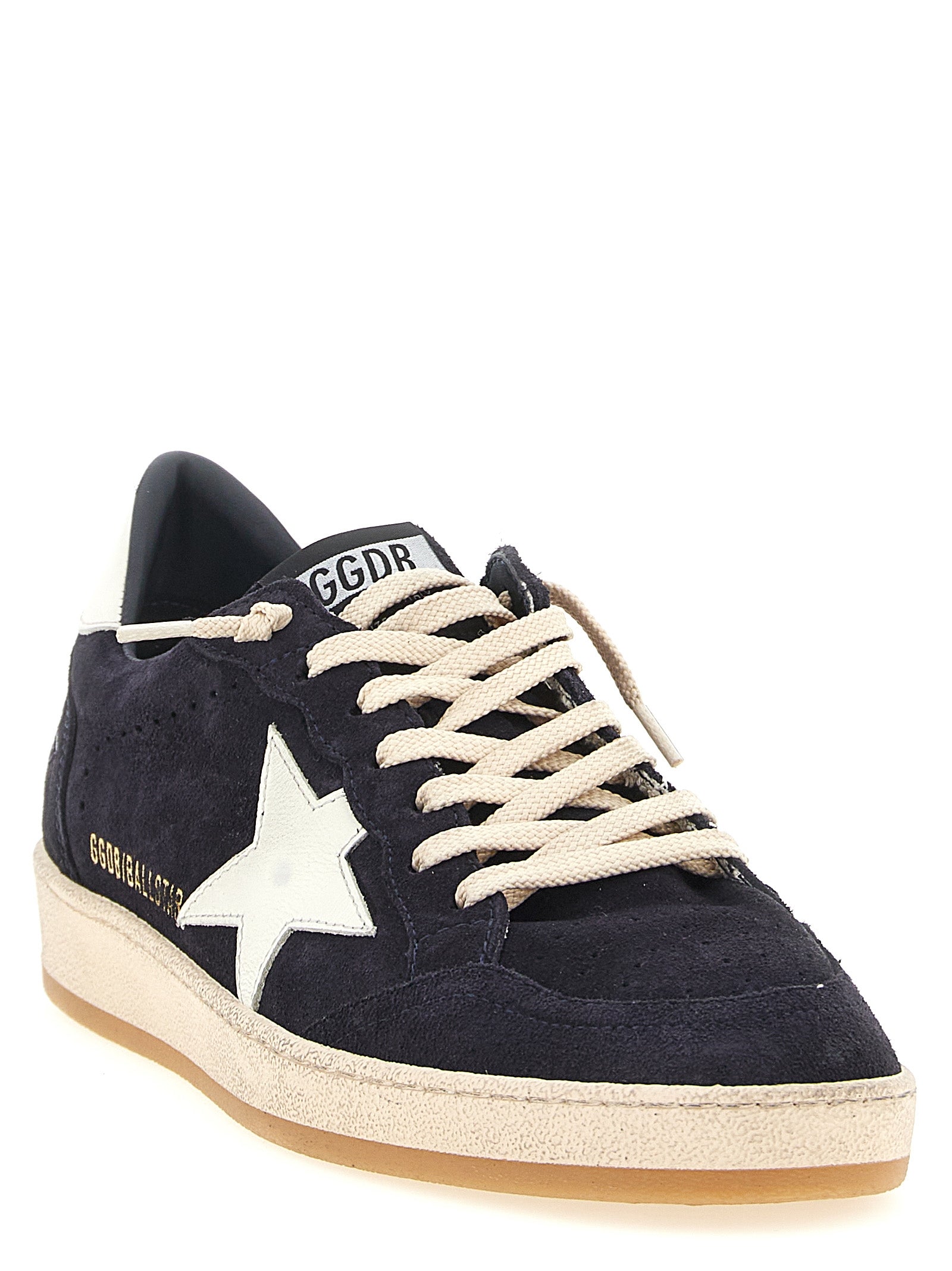 Golden Goose Blaue Sneaker aus Rindsleder