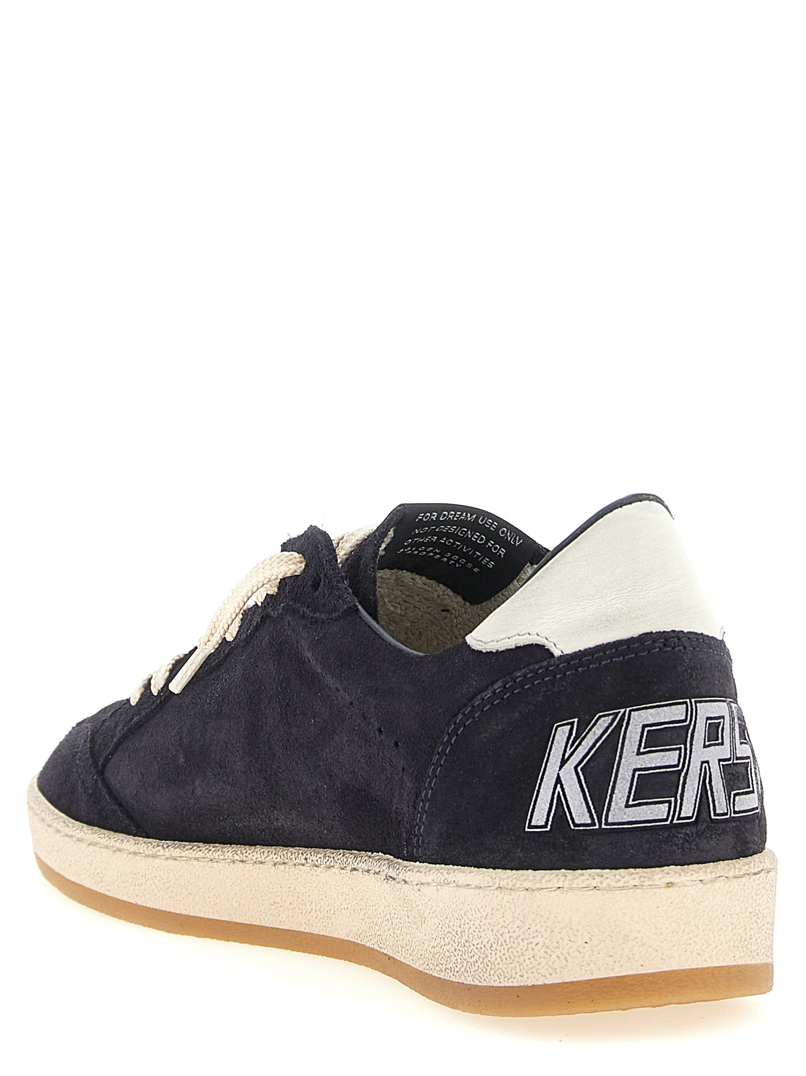 Golden Goose Blaue Sneaker aus Rindsleder