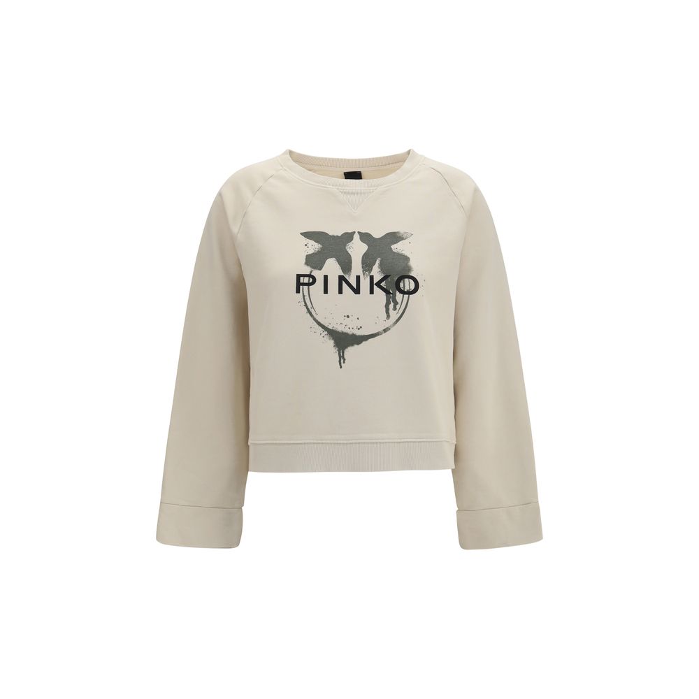 PINKO Beige Baumwoll-Sweatshirt