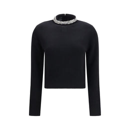 PINKO Pullover aus Wolle Oves Aries in Schwarz
