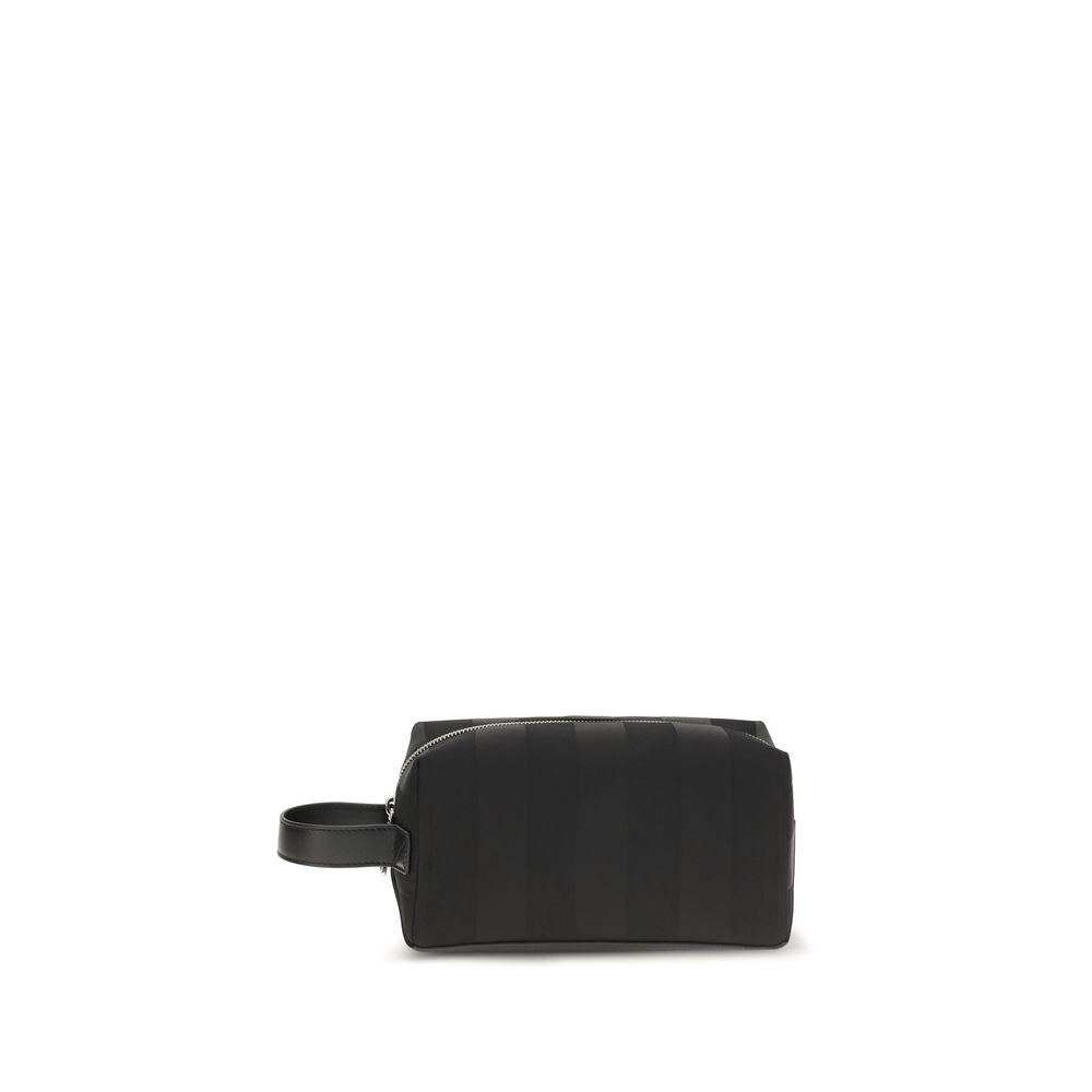 Fendi Beige Polyamid Geldbörse