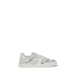 Dolce & Gabbana Weiße Low-Top-Sneaker aus Kalbsleder Bos Taurus