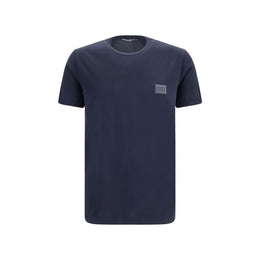 Dolce & Gabbana Schwarzes Baumwoll-T-Shirt