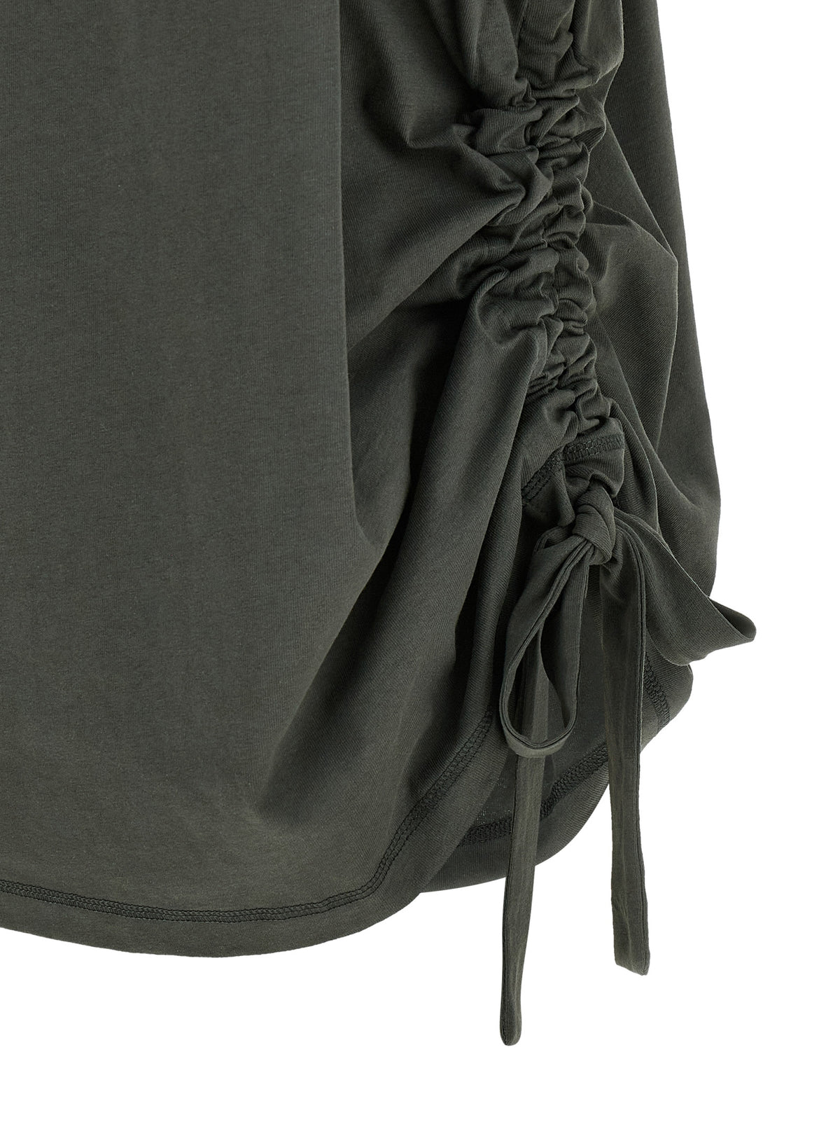 Ganni Grauer Bio-Baumwoll-Sportswear
