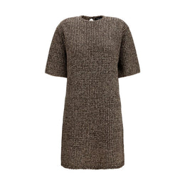 Fabiana Filippi Braunes Wollkleid Oves Aries Casual