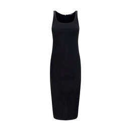 Jacquemus Schwarzes Viskose-Freizeitkleid