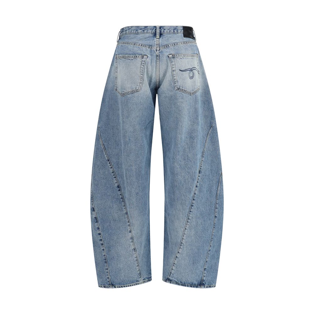 R13 Blaue Baumwolljeans Denim