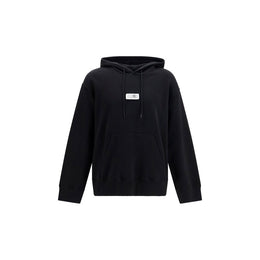 MM6 Schwarzer Baumwoll-Sweatshirt