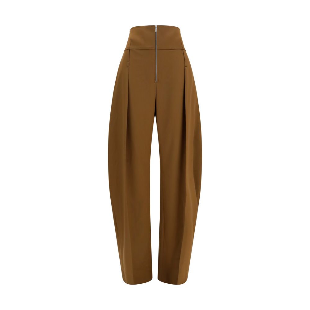 Ferragamo Braune Hose aus Ovis Aries Wolle Aries