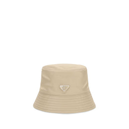 Prada Beige Polyamid-Eimerhut