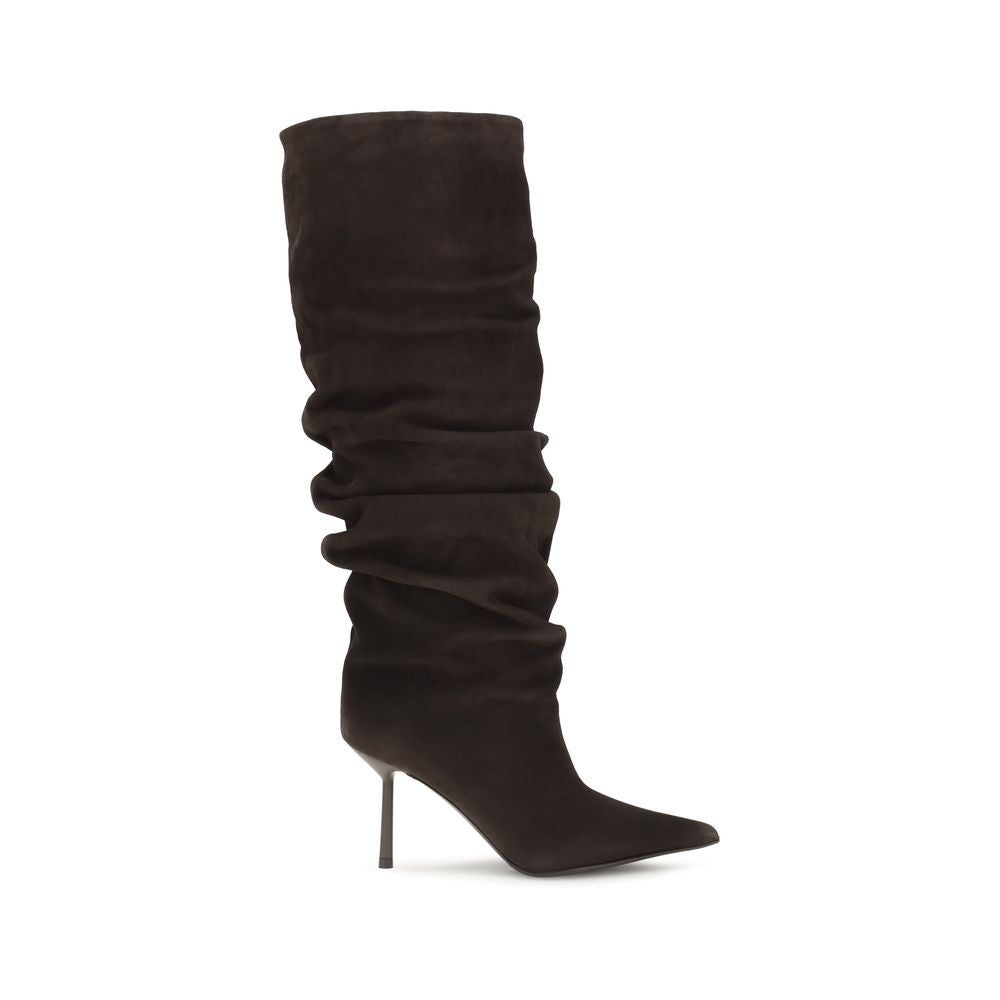 LE SILLA Braune Kalbsleder Bos Taurus Stiefel