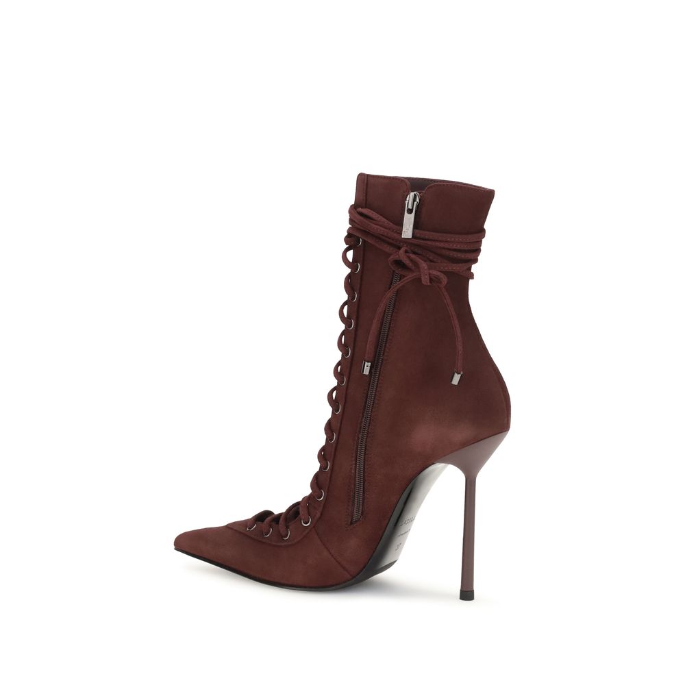 LE SILLA Bordeaux Kalbsleder Bos Taurus Schnürstiefel