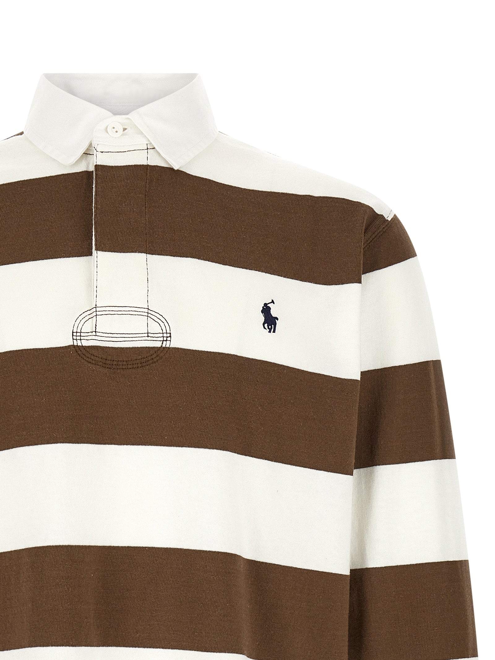 Polo Ralph Lauren Braunes Baumwoll-Polohemd