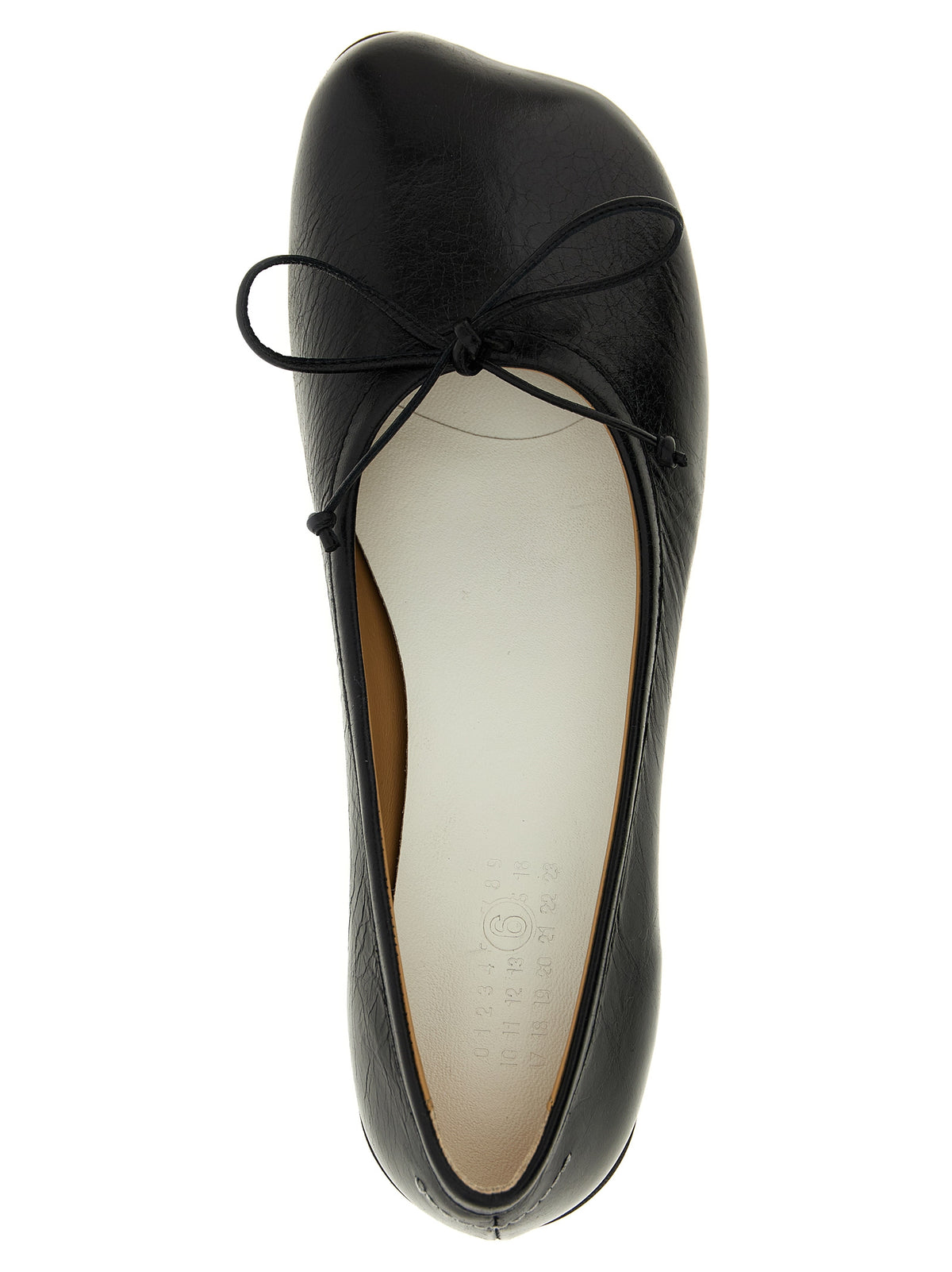 MM6 Maison Margiela Schwarze Pumps aus Kalbsleder mit mittlerem Absatz