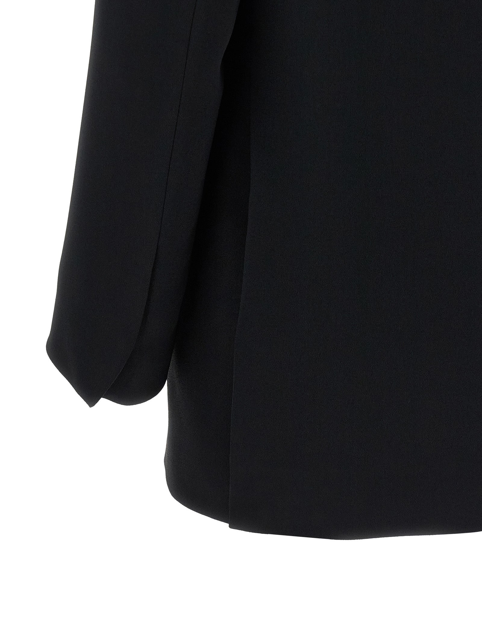 Dries Van Noten Schwarzer Blazer aus Polyester