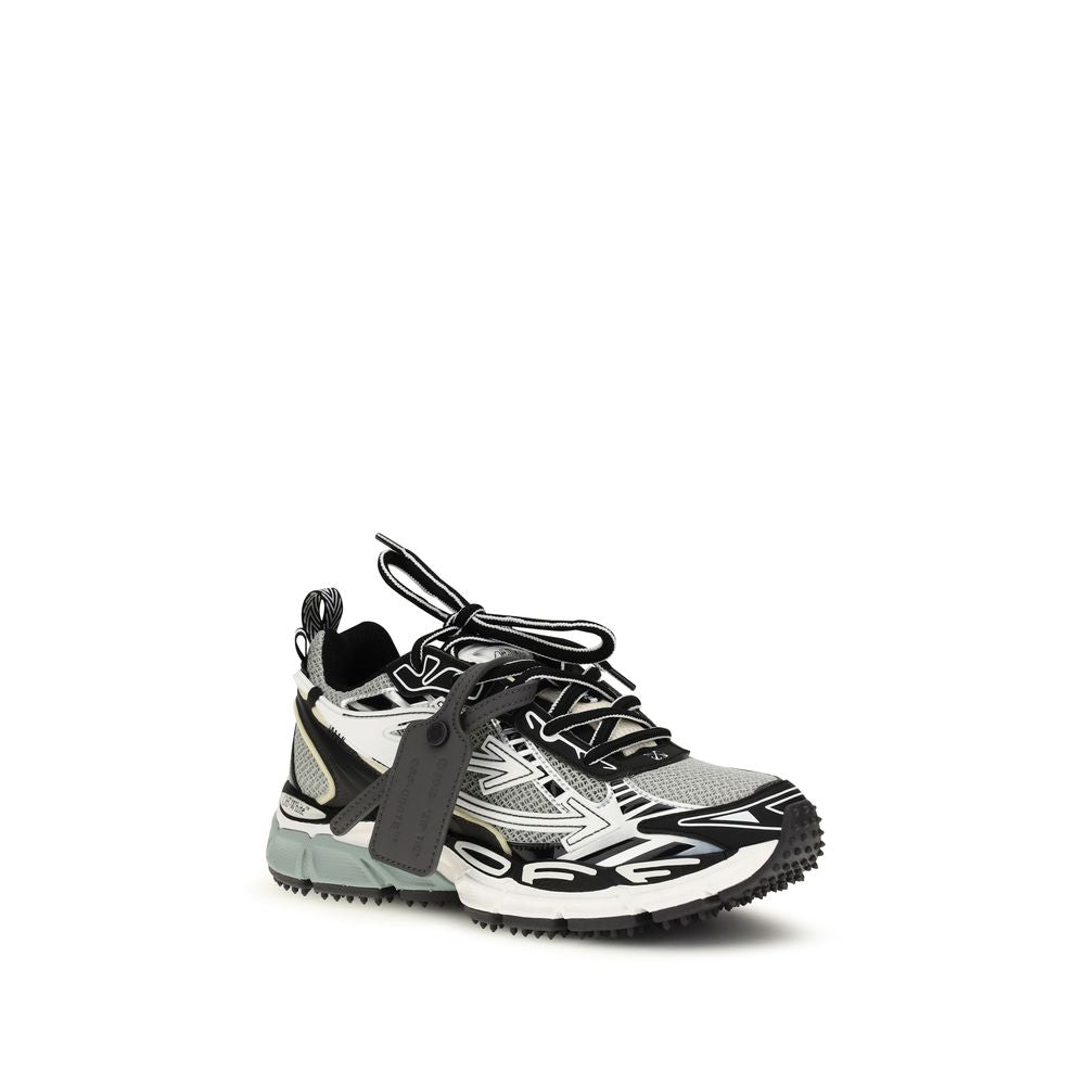 Off-White Graue Sportschuhe aus Polyester