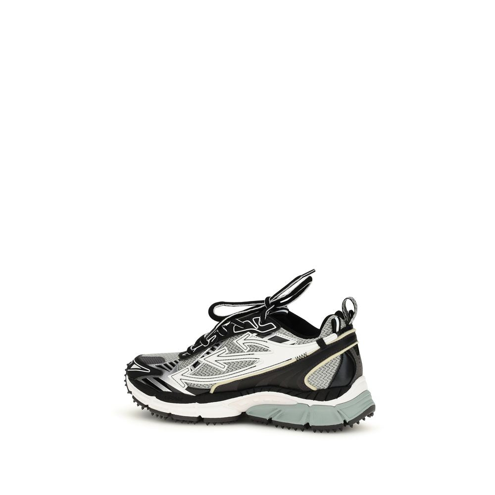 Off-White Graue Sportschuhe aus Polyester