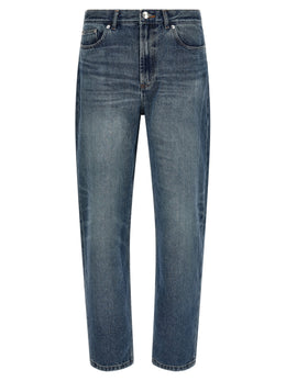 A.P.C. Blaue Jeans aus Baumwolle im geraden Schnitt