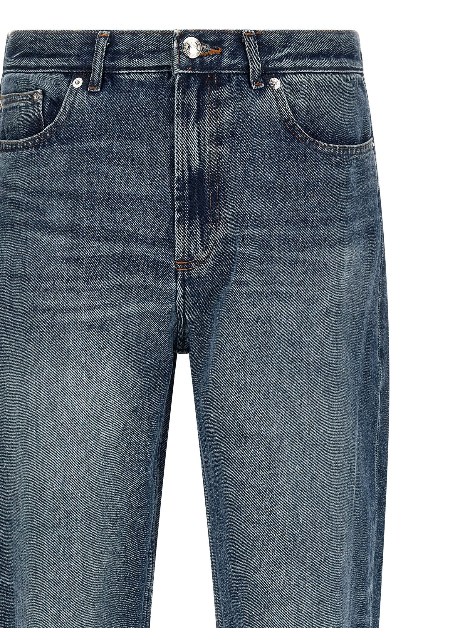 A.P.C. Blaue Jeans aus Baumwolle im geraden Schnitt