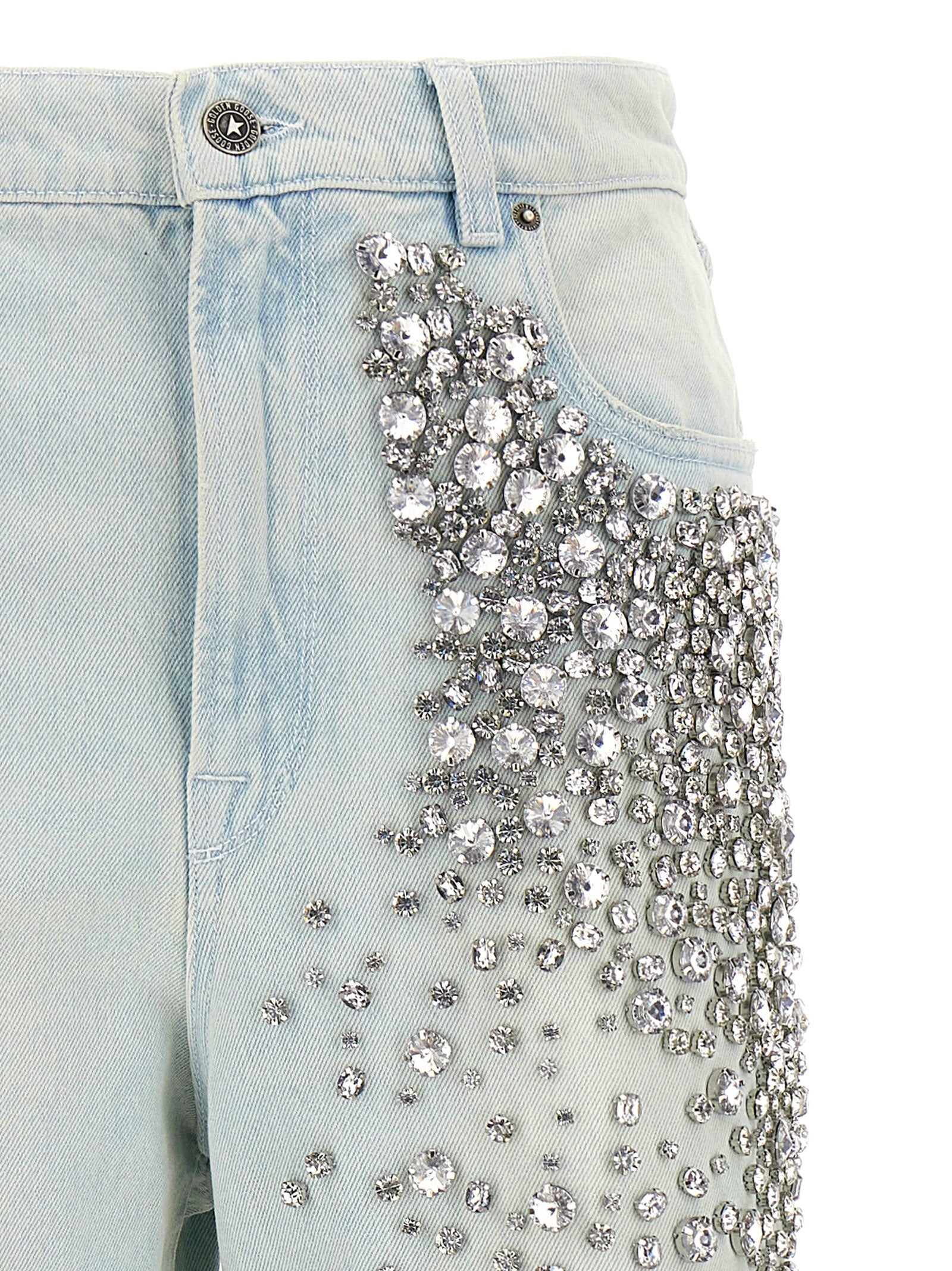 Golden Goose Blaue Baumwolljeans Denim