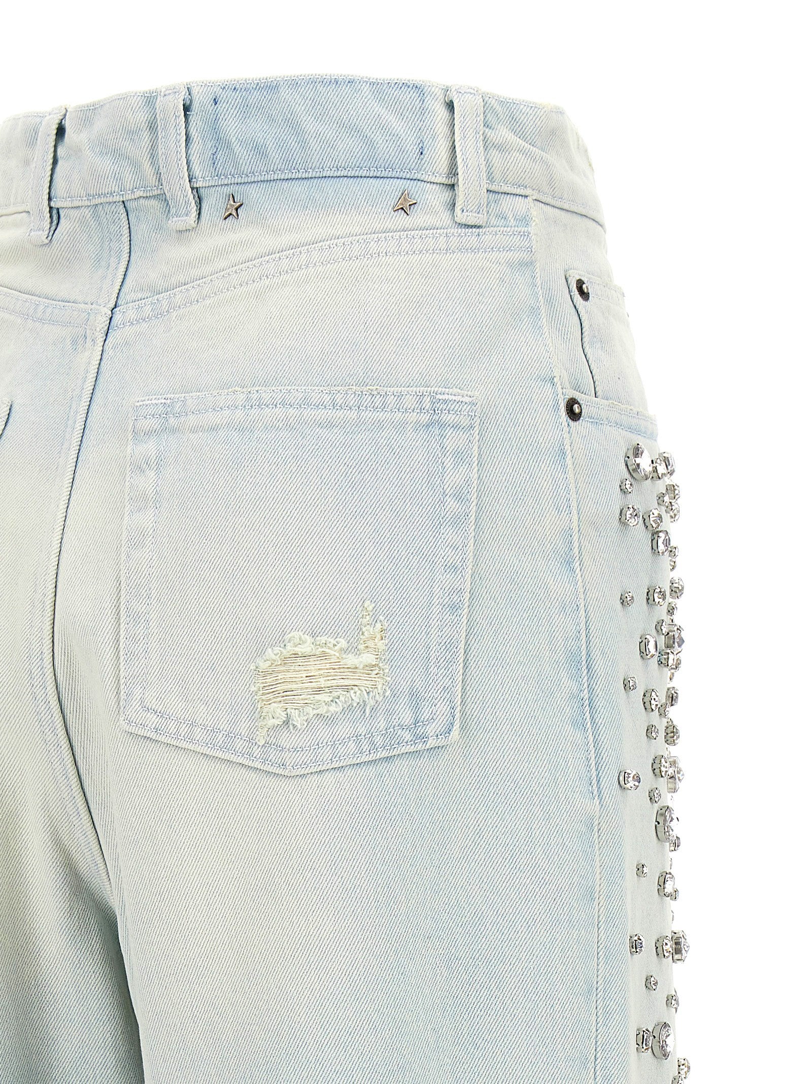 Golden Goose Blaue Baumwolljeans Denim
