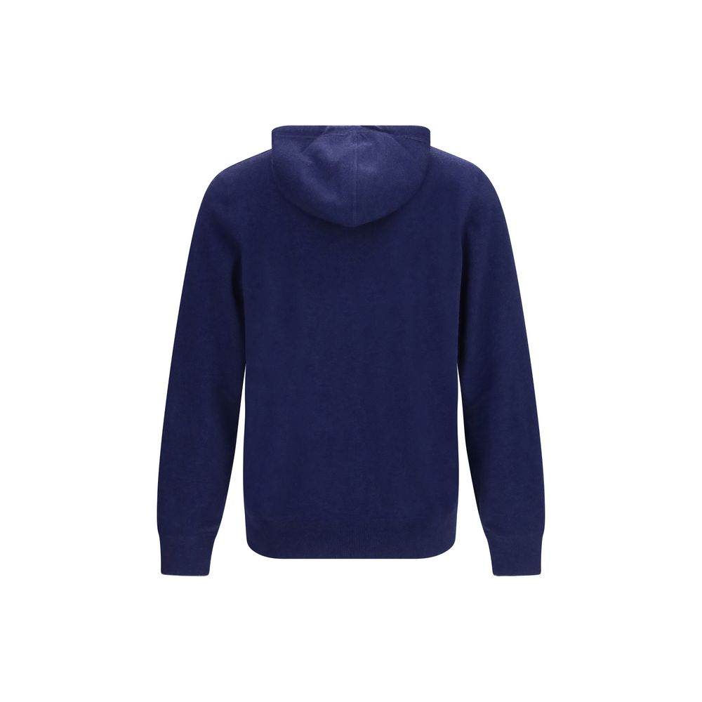 Brunello Cucinelli Blauer Kaschmir-Pullover