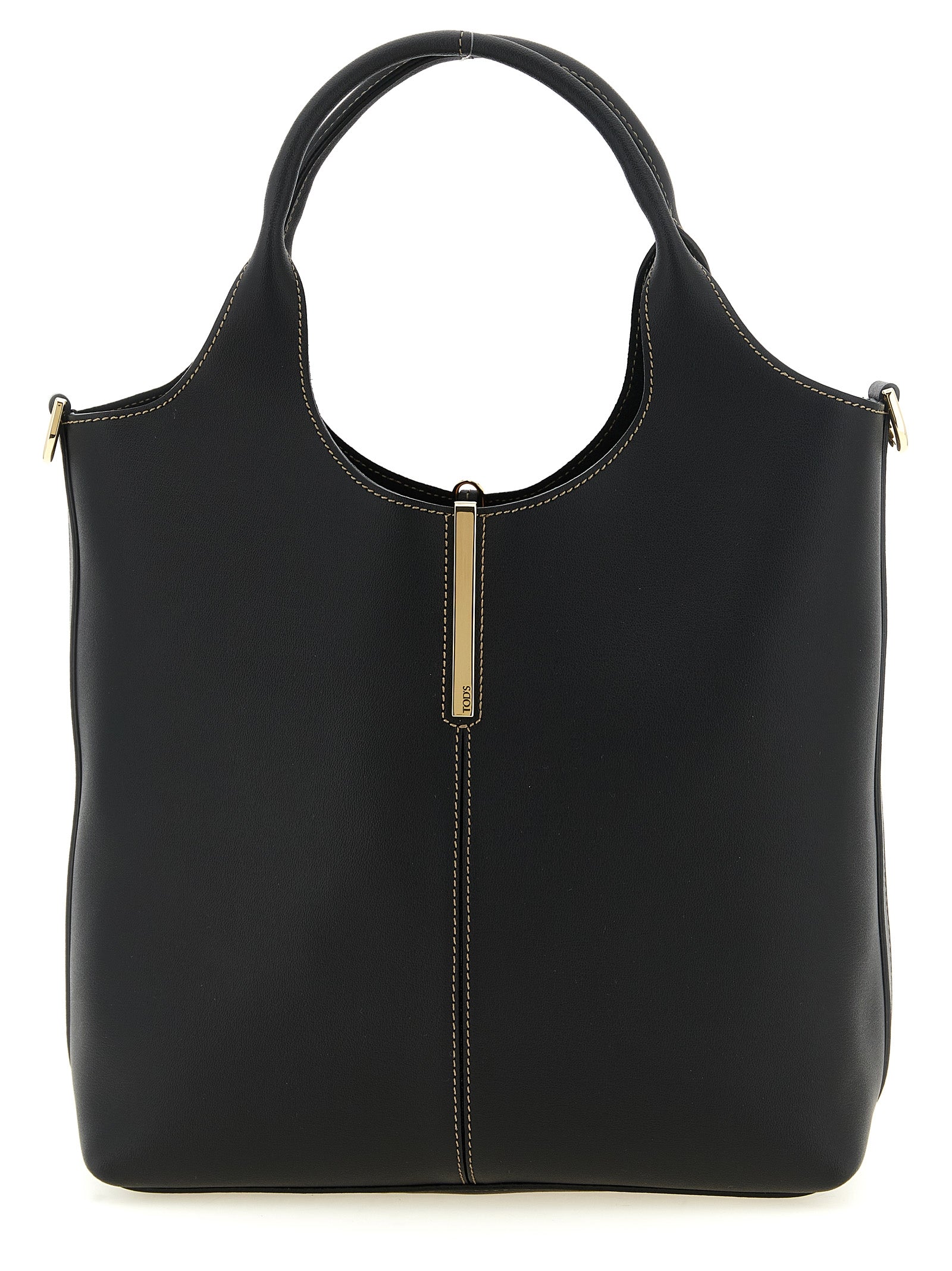 Tod's Schwarze Kalbsleder-Tasche