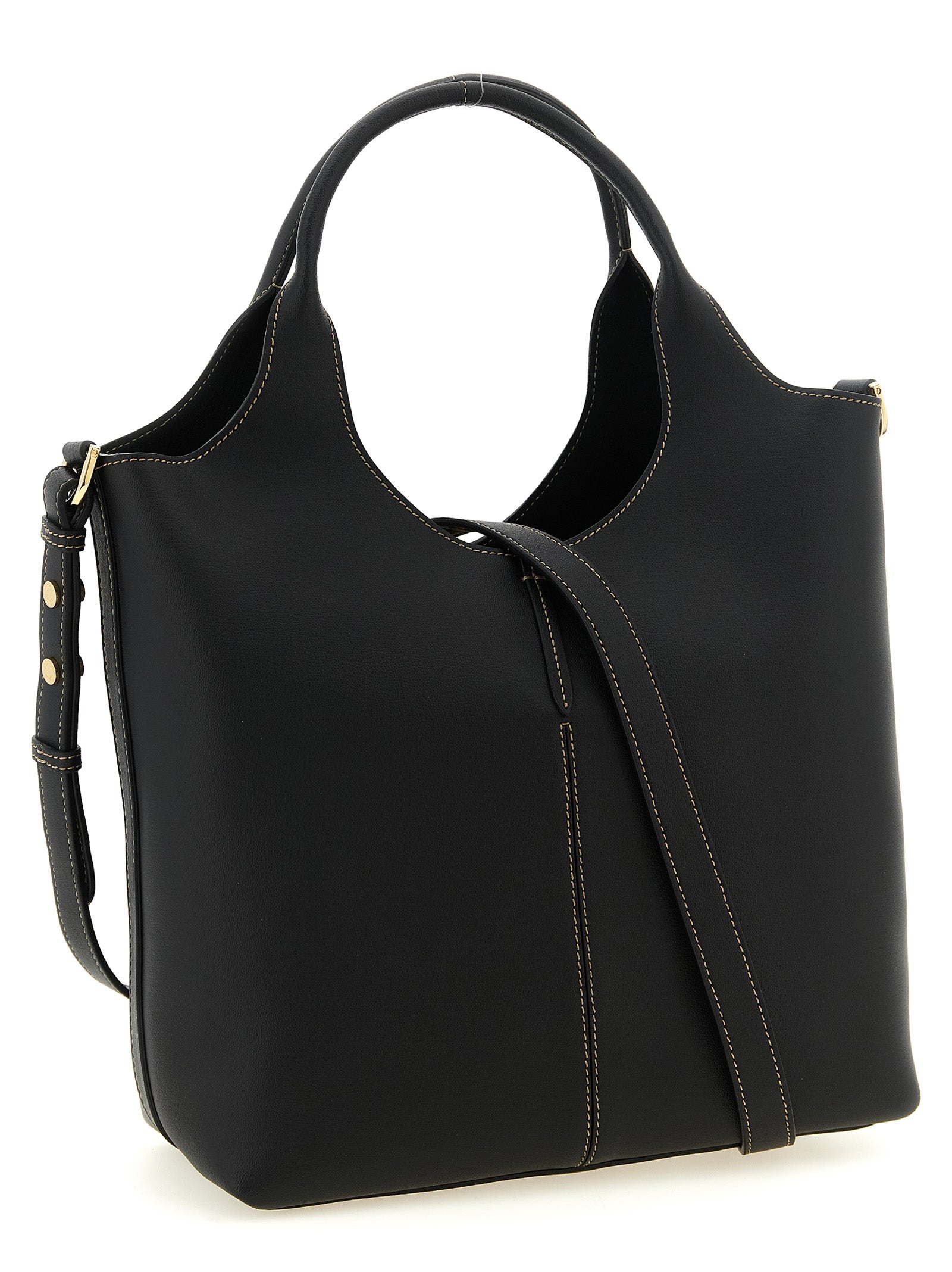 Tod's Schwarze Kalbsleder-Tasche