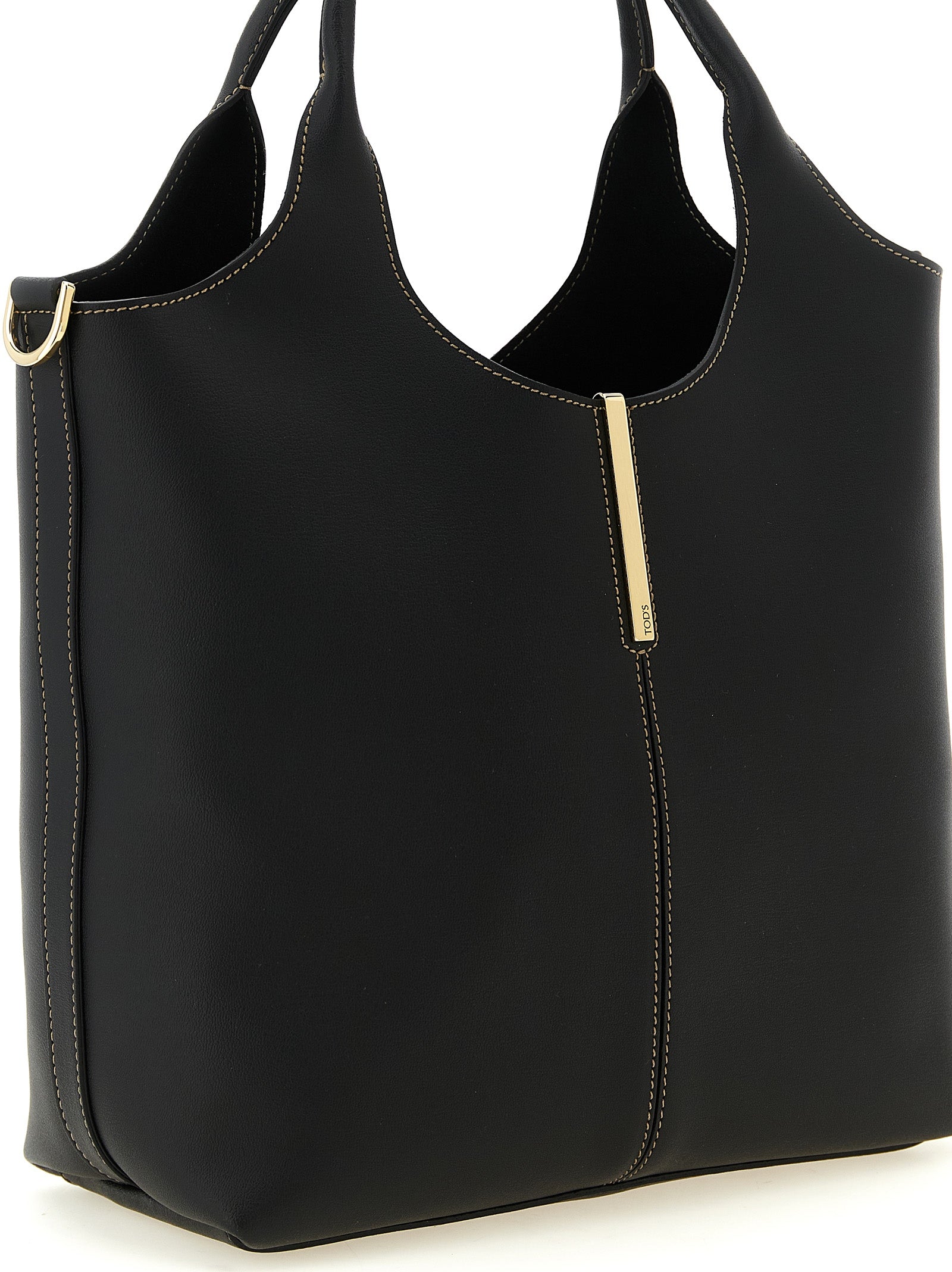 Tod's Schwarze Kalbsleder-Tasche