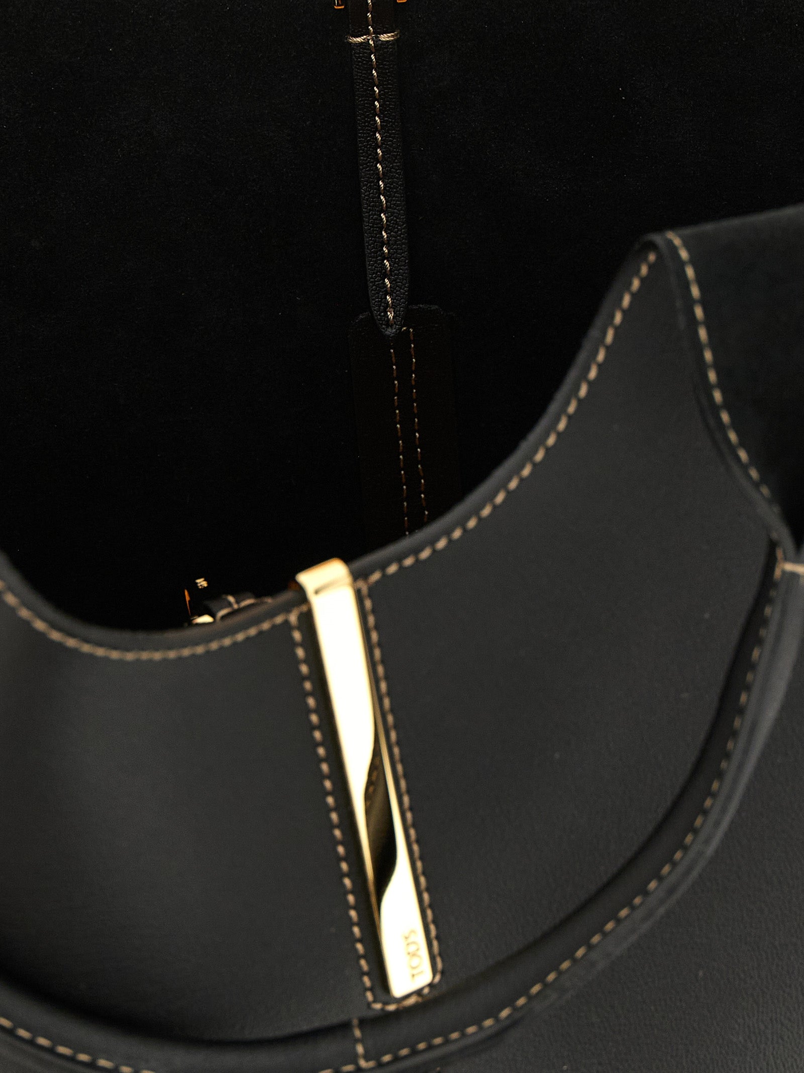 Tod's Schwarze Kalbsleder-Tasche