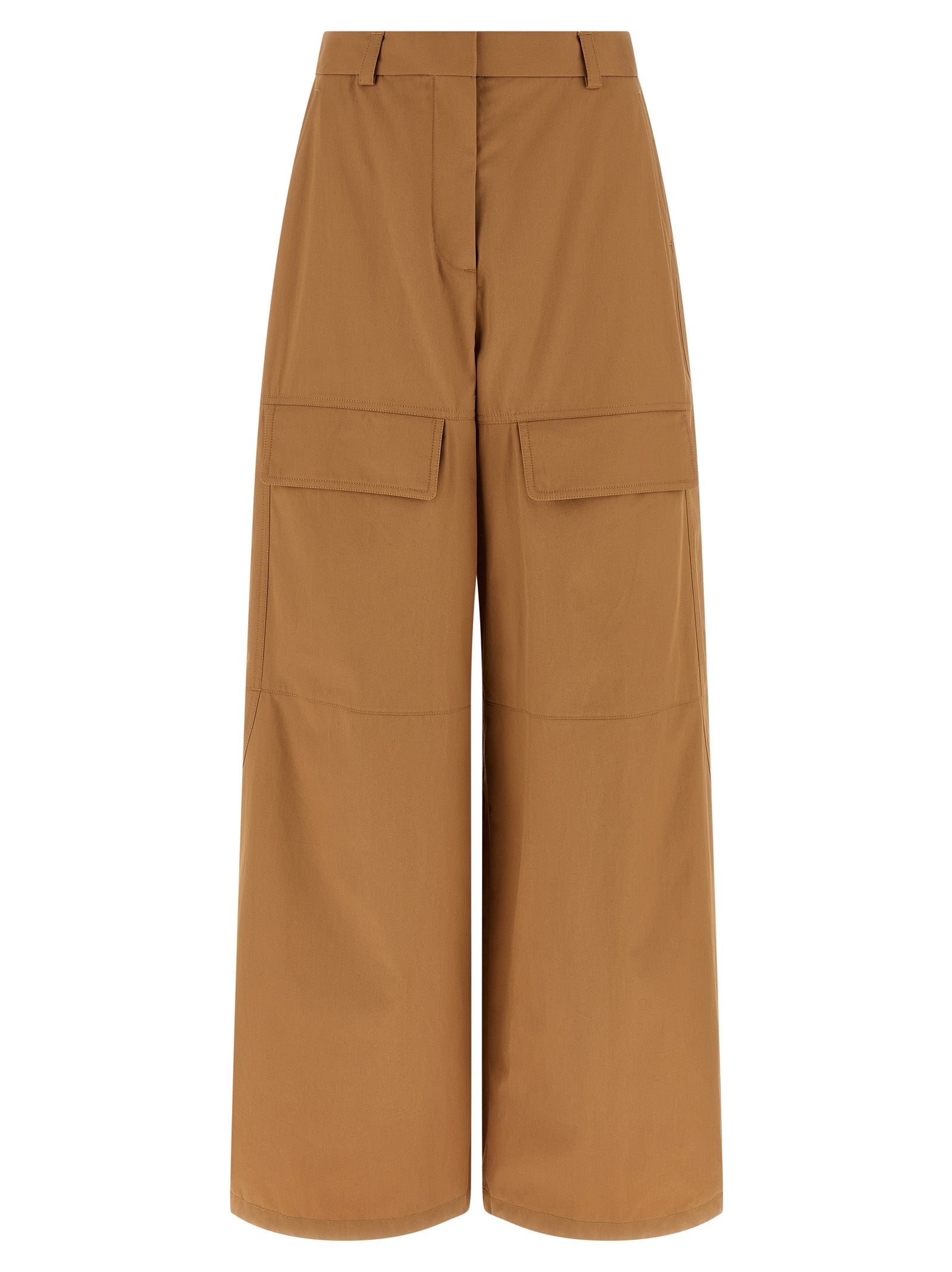 Stella McCartney Beige Baumwoll-Cargo-Hose