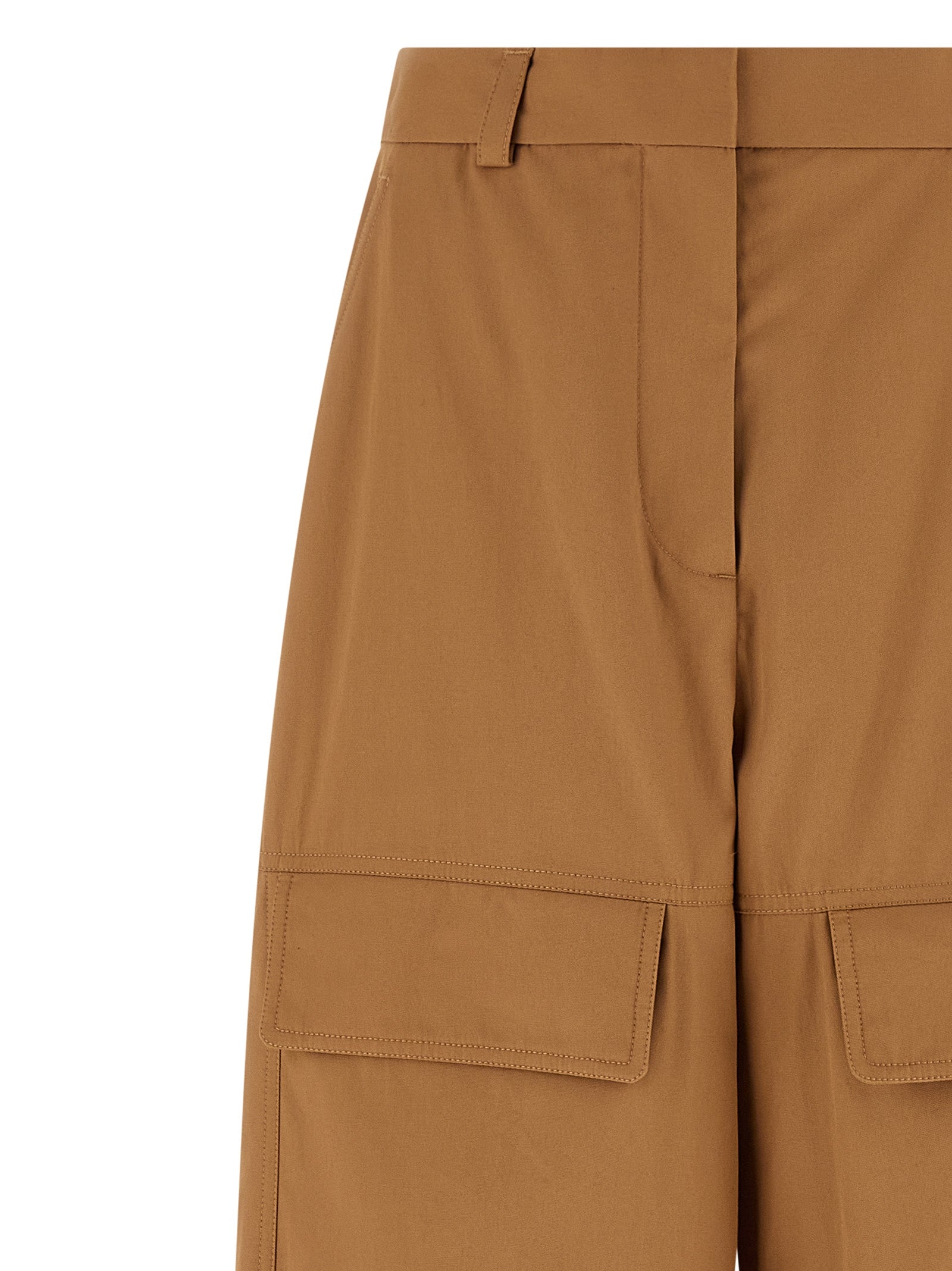 Stella McCartney Beige Baumwoll-Cargo-Hose