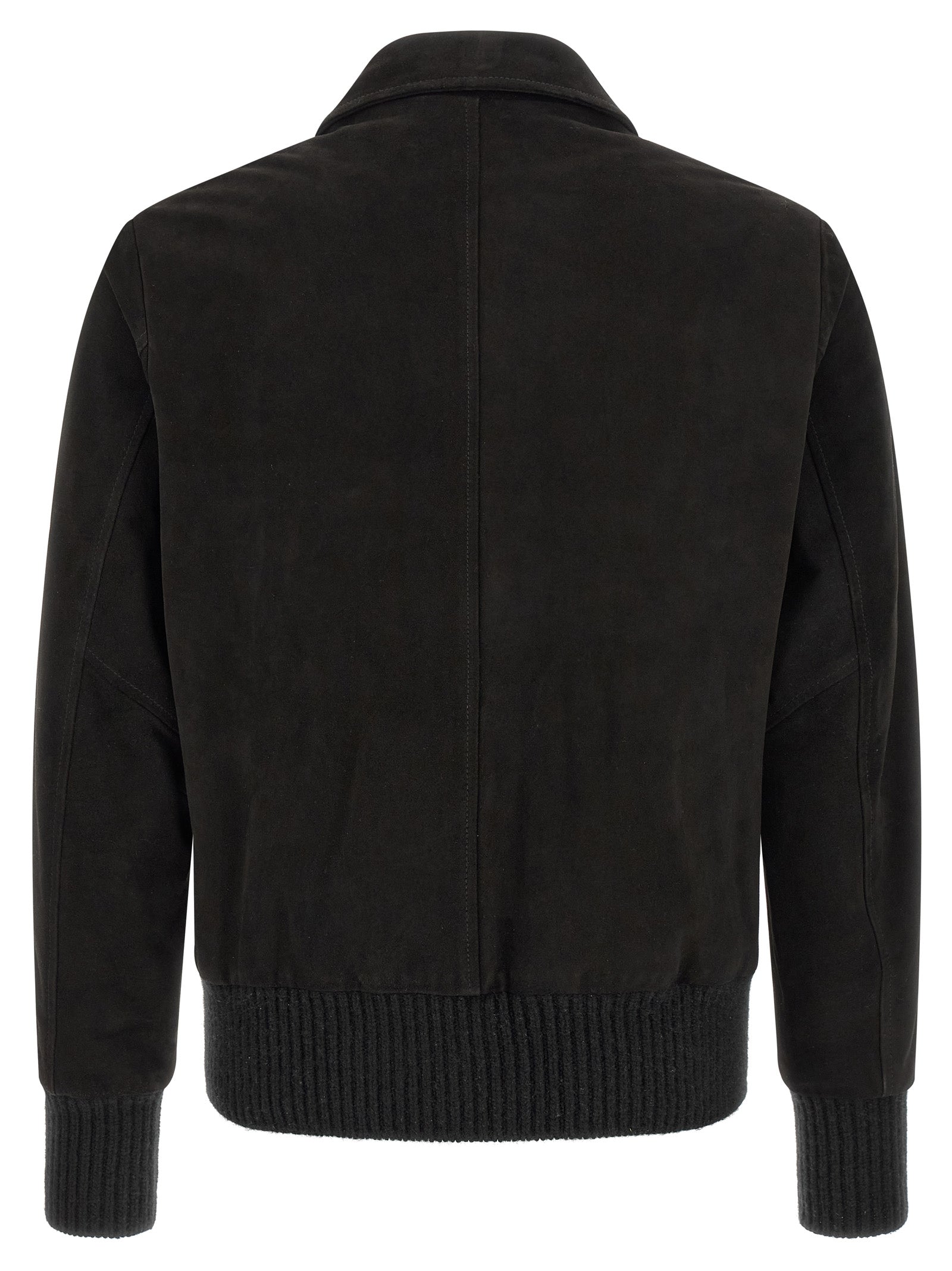 GIORGIO BRATO Schwarze Lammlederjacke