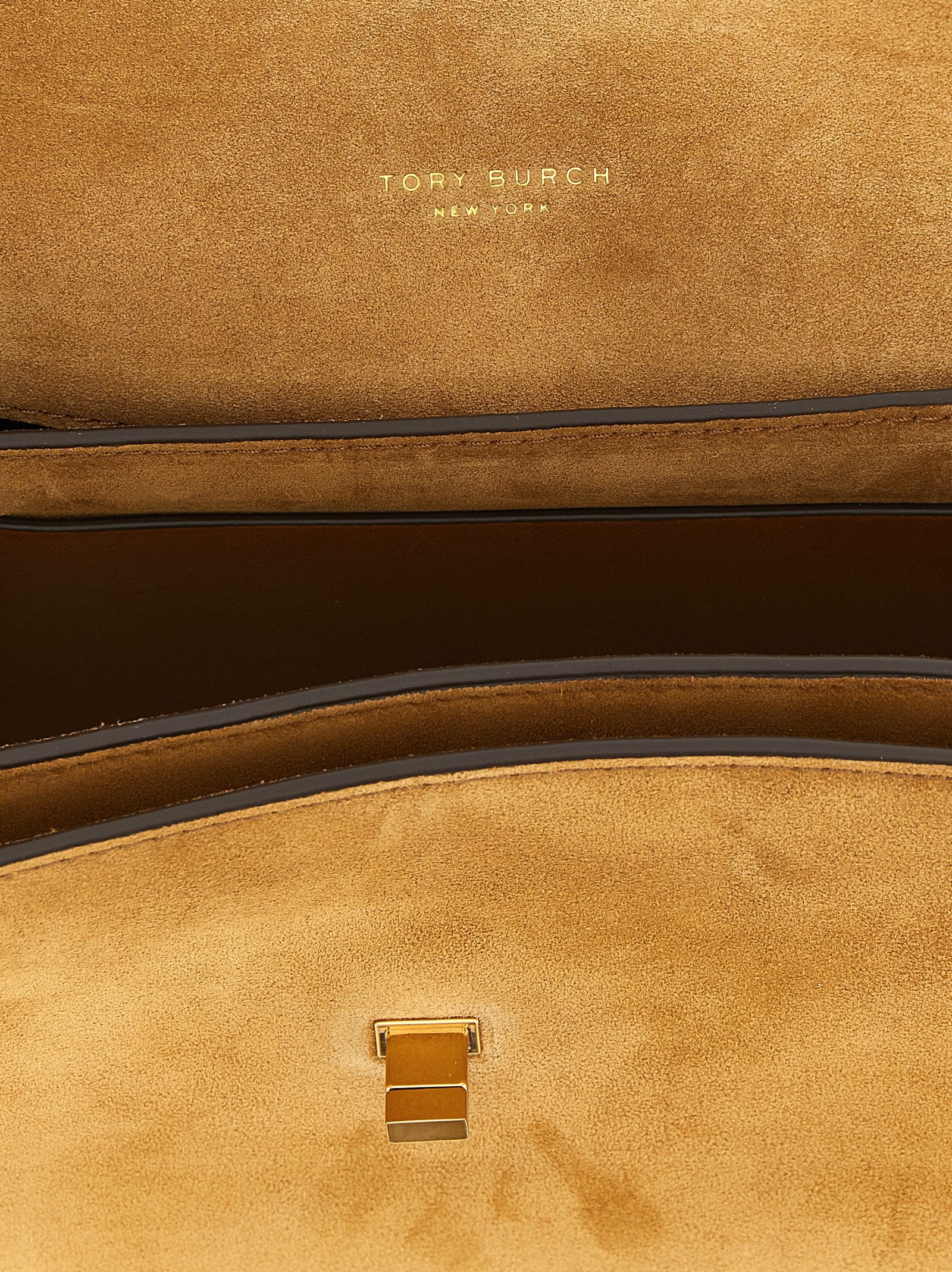 Tory Burch Braunes Kalbsleder Damen Crossbody Tasche