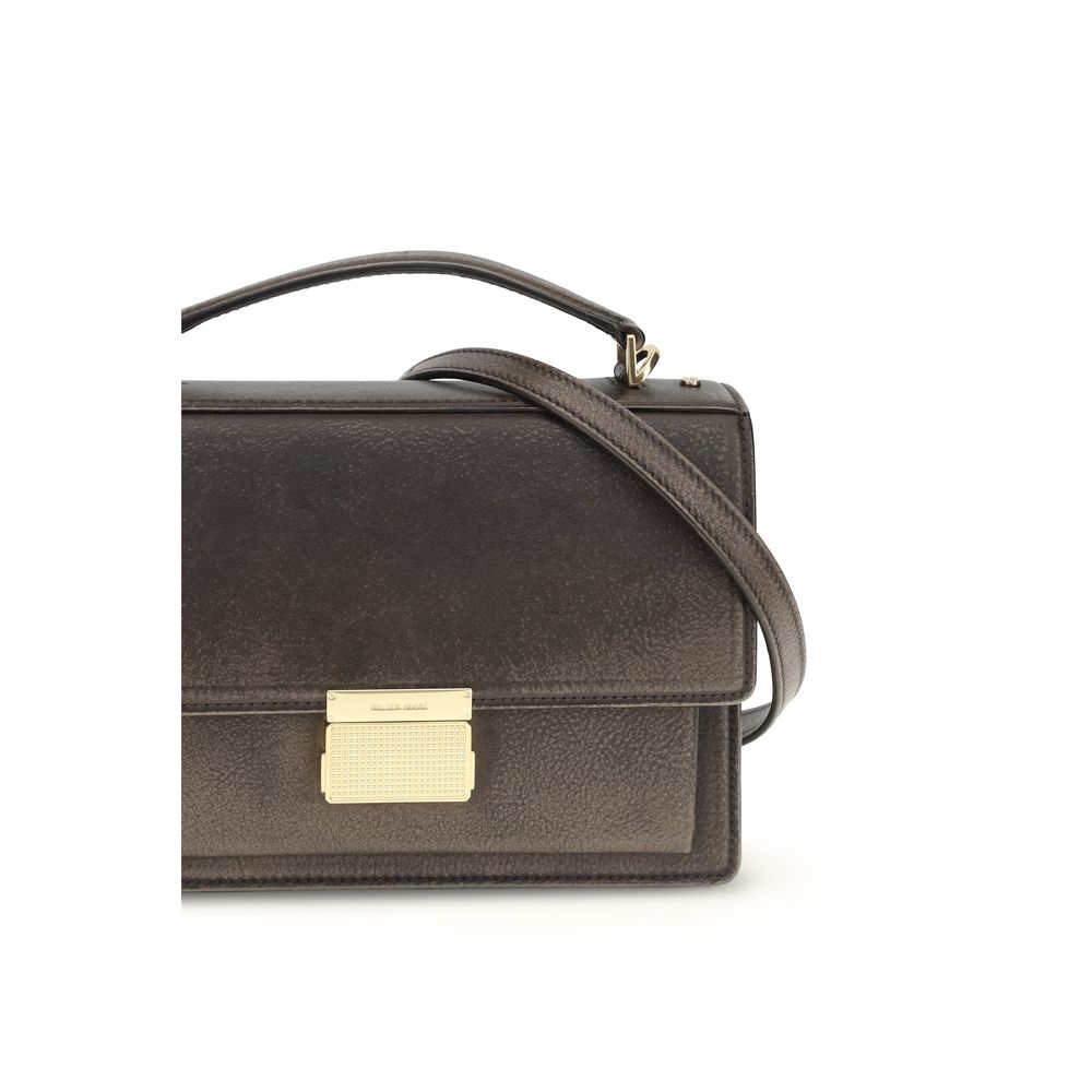Golden Goose Braune Kalbsleder Bos Taurus Handtasche