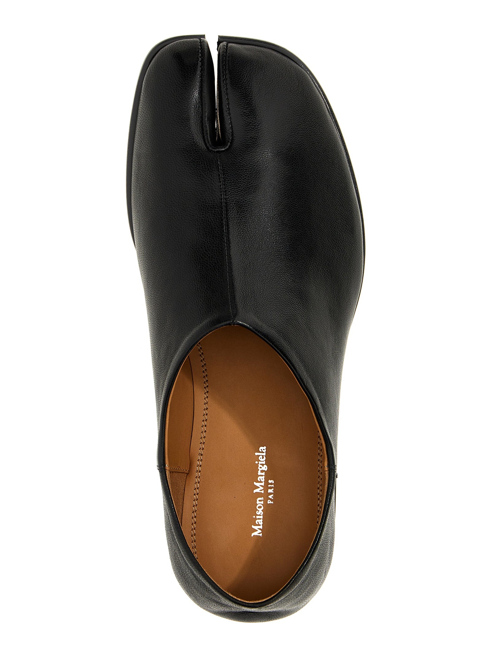 Maison Margiela Schwarze Ballerinas aus Lammleder