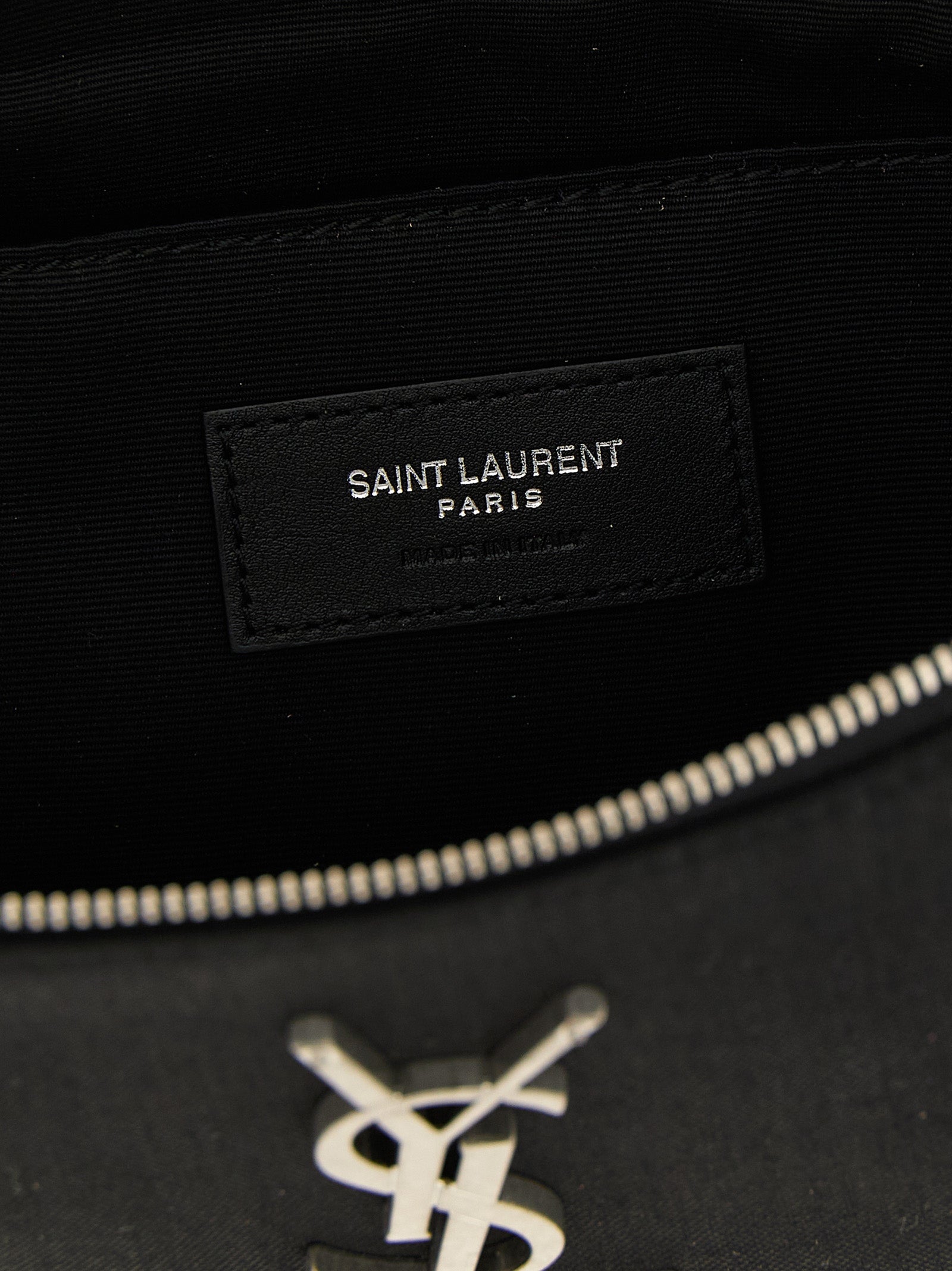 Saint Laurent Schwarze Umhängetasche aus Lammleder