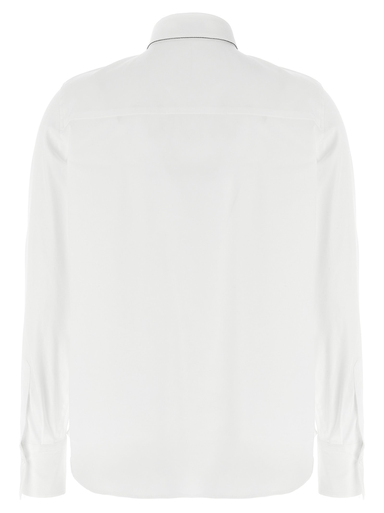 Brunello Cucinelli Weiße Baumwollbluse